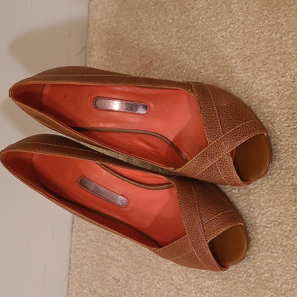 Ted Baker peep toe heels